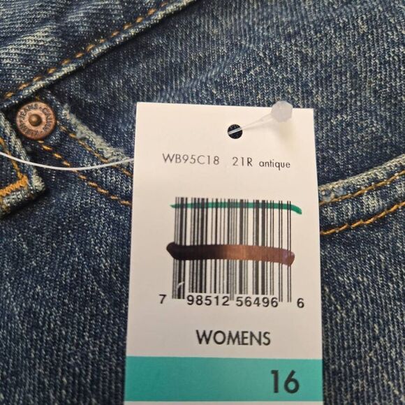 Calvin Klein Jean Shorts high waist rigid short antique size 16 - Picture 2 of 16